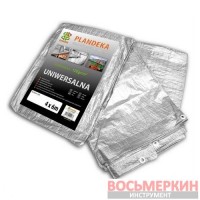 Усиленный тент тарпаулин Silver 120 гр/м2 размер 2 х 3м PL1202/3 Bradas