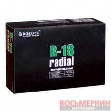 Радиальный пластырь R 18 75 х 110 мм 2 слоя корда Россвик Rossvik