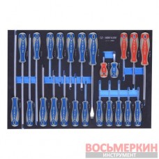 Набор отверток ложемент 24 пр 9-31124MRV King Tony