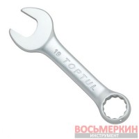 Ключ комбинированный укороченный 15мм полированный AAAF1515 Toptul