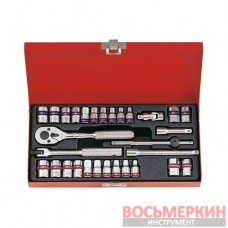 Набор головок 1/4 30 ед 12-ти гранные 2030CR King Tony