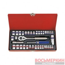 Набор головок 1/4 и 3/8 39 ед комбинированный метрический/дюймовый 5039CR King Tony