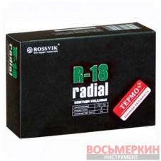 Радиальный пластырь R 18 термо 75 х 110 мм 2 слоя корда Россвик Rossvik