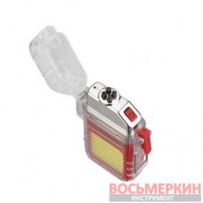 Фонарь брелок с плазменной зажигалкой LB-0165 Intertool