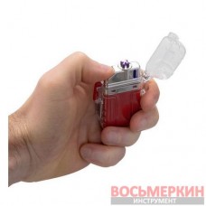 Фонарь брелок с плазменной зажигалкой LB-0165 Intertool