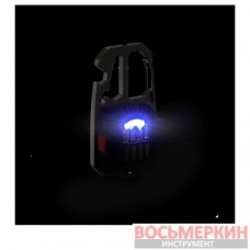 Фонарь-брелок Multi-tool 9 в 1 STORM LB-0161 Intertool
