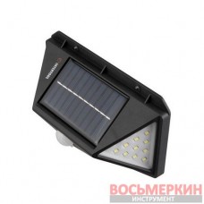 Светильник аккумуляторный настенный 100SMD уличный солнечная панель датчик движения LB-0113 Intertool