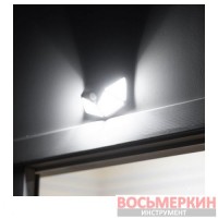 Светильник аккумуляторный настенный 100SMD уличный солнечная панель датчик движения LB-0113 Intertool