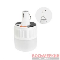 Светильник аккумуляторный подвесной 24SMD солнечная панель индикатор заряда LB-0109 Intertool