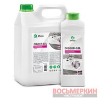 Густое средство для прочистки канализационных труб Digger-Gel 5,3кг 125206 Grass