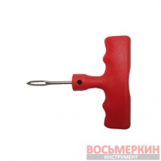 Игла для шнуров короткая красная пластиковая Т-образная ручка Maruni