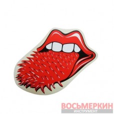 Наклейка Язык с колючками 18 см x 12 см 45170