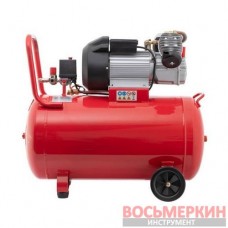 Компрессор 100 л 3 кВт 220 В 10 атм 420 л/мин 2 цилиндра PT-0008 Intertool
