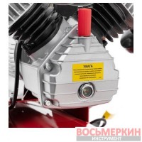 Компрессор 100 л 3 кВт 220 В 10 атм 420 л/мин 2 цилиндра PT-0008 Intertool