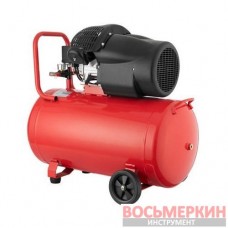 Компрессор 100 л 2,23 кВт 220 В 10 атм 354 л/мин 2 цилиндра PT-0005 Intertool