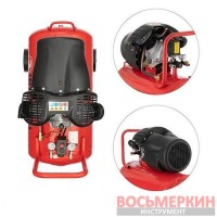Компрессор 100 л 2,23 кВт 220 В 10 атм 354 л/мин 2 цилиндра PT-0005 Intertool