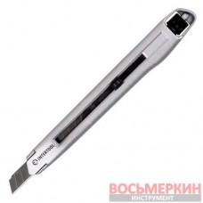 Нож сегментный 9 мм металлический усиленный винтовая фиксация HT-0509 Intertool