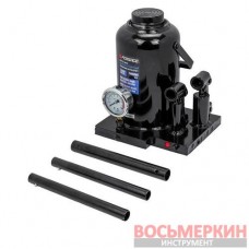 Домкрат 32т 260-420 мм бутылочный двухскоростной с манометром F-TH903501 Forsage