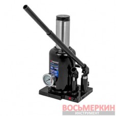 Домкрат 32т 260-420 мм бутылочный двухскоростной с манометром F-TH903501 Forsage