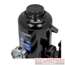 Домкрат 32т 260-420 мм бутылочный двухскоростной с манометром F-TH903501 Forsage