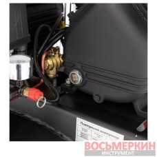 Компрессор 100 л вертикальный 3 кВт 220 В 10 атм 500 л/мин 2 цилиндра PT-0017 Intertool