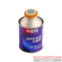 Клей бескамерный Super blue cement 250 мл синий/зеленый банка с кисточкой ВС-250 Hi Better