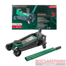 Домкрат 3т 145-465 мм гидравлический подкатный в комплекте с резиновой накладкой RF-T830025 RockForce