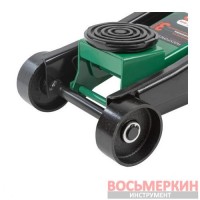 Домкрат 3т 145-465 мм гидравлический подкатный в комплекте с резиновой накладкой RF-T830025 RockForce