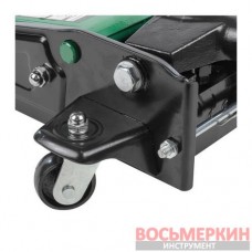 Домкрат 3т 145-465 мм гидравлический подкатный в комплекте с резиновой накладкой RF-T830025 RockForce