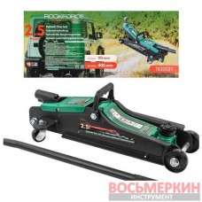 Домкрат подкатной гидравлический 2,5т 90-400 мм двухштоковый низкопрофильный RF-T830031 RockForce