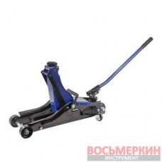 Домкрат подкатной гидравлический 2.5т низкопрофильный с поворотной ручкой F-T825010R Forsage