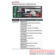 Набор мерительного инструмента 11ед. (в ложементе) GCAT1101 TOPTUL