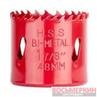 Сверло корончатое биметаллическое 48 мм SD-5648 Intertool