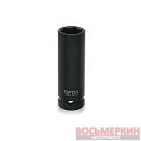 Головка 19 мм ударная длинная тонкостенная 1/2 для шиномонтажа KABX1619 Toptul