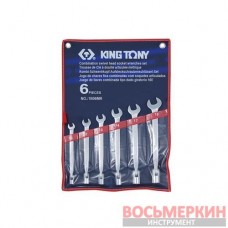 Набор ключей рожково-торцевых с карданом 6 единиц 1B06MR King Tony