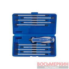 Отвертка с двусторонними насадками 10 единиц 32518MR01 King Tony