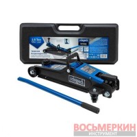 Домкрат подкатной 2.5т 90-400 мм гидравлический в кейсе SCH-T830031DS Scheppach