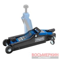 Домкрат подкатной 2.5т 90-400 мм гидравлический в кейсе SCH-T830031DS Scheppach