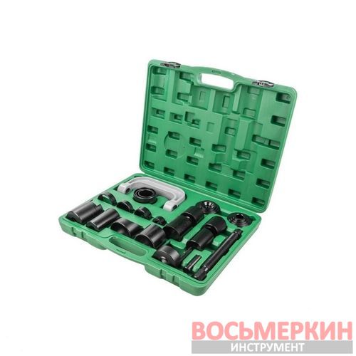 Съемник сайлентблоков и подшипников с набором оправок 21 предмет в кейсе RF-921T2 RockForce Съемник сайлентблоков и подшипников с набором оправок 21 предмет в кейсе RF-921T2 RockForce