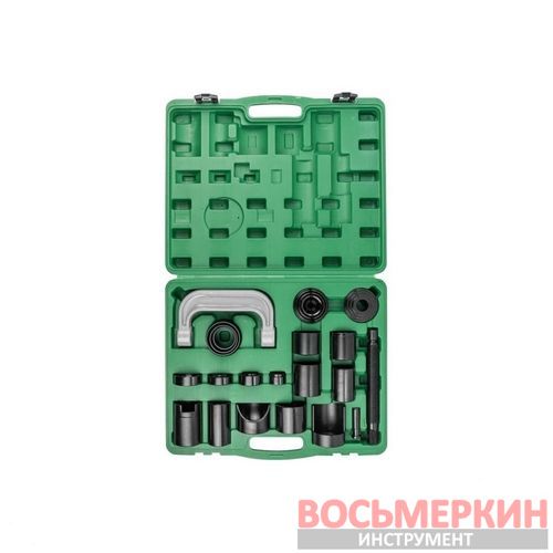 Съемник сайлентблоков и подшипников с набором оправок 21 предмет в кейсе RF-921T2 RockForce Съемник сайлентблоков и подшипников с набором оправок 21 предмет в кейсе RF-921T2 RockForce