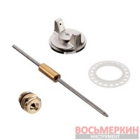 Комплект форсунки 2.5мм для краскопульта HP РТ-0204,PT-0205,PT-0210,PT-0211 PT-2008 Intertool