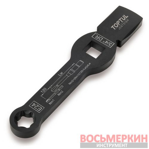 Ключ ударный 3/4 E24 для тормозного суппорта MAN TGA TGS TGX JEBT0124 Toptul Ключ ударный 3/4 E24 для тормозного суппорта MAN TGA TGS TGX JEBT0124 Toptul