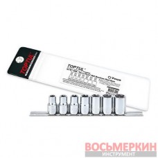 Набор головок Torx Plus EP 3/8 EP10-EP20 7 единиц GAAG0706 Toptul