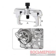 Набор съёмников шкива распредвала VAG 5 единиц JGAI0505 Toptul