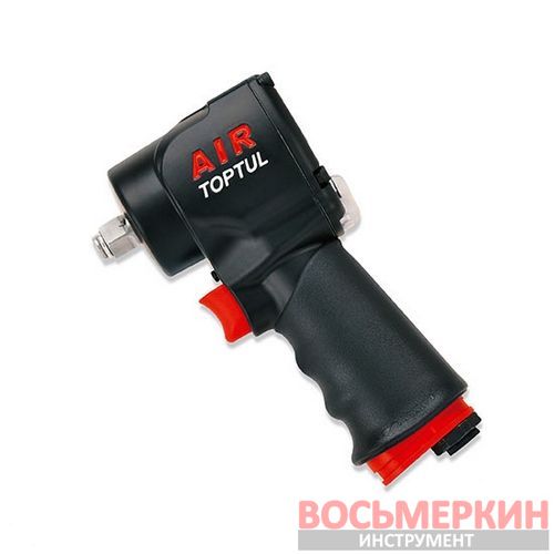 Пневмогайковерт 1/2 900 Nm 10000об/мин 1,37кг супер-короткий Super Duty KAAQ1665 Toptul Пневмогайковерт 1/2 900 Nm 10000об/мин 1,37кг супер-короткий Super Duty KAAQ1665 Toptul