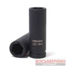 Головка ударная глубокая 18 мм 1/2 6 гранная F-4458518 Forsage