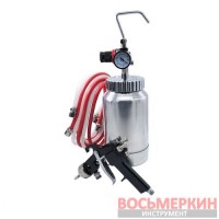 Краскопульт пневматический HP в комплекте с баком для краски 2л PT-2-AIRKRAFT-1.8 Airkraft