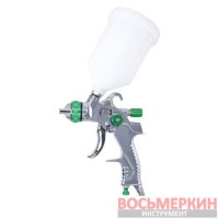 Краскопульт пневматический TE2008 HVLP верхний пластиковый бачок TE2008-1.4-1.7-2.0 Airkraft