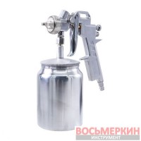 Краскопульт пневматический тип HP нижний металлический бачок диаметр форсунки 1,5 мм S-990S-AIRKRAFT-1.5 Airkraft