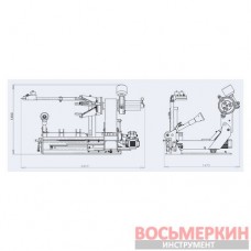Шиномонтажный стенд для колес грузовых автомобилей 220В LC587 220V Bright